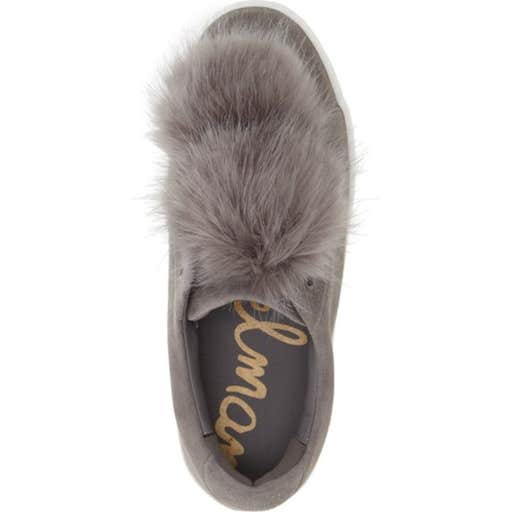 nordstrom.com, Sam Edelman Leya Faux Fur Laceless Sneaker