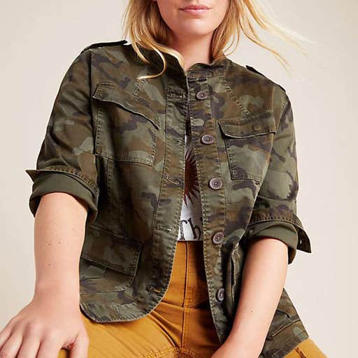 anthropologie.com, Sanctuary Lena Camo Utility Jacket
