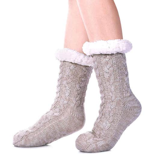 amazon.com, SDBING Super Soft Fleece-Lined Slipper Socks