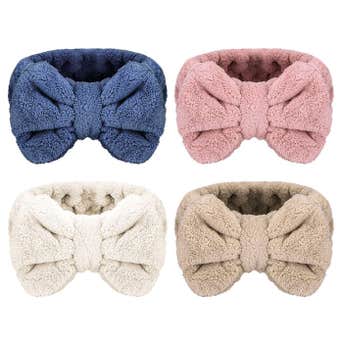Senkary Microfiber Bowtie Headbands