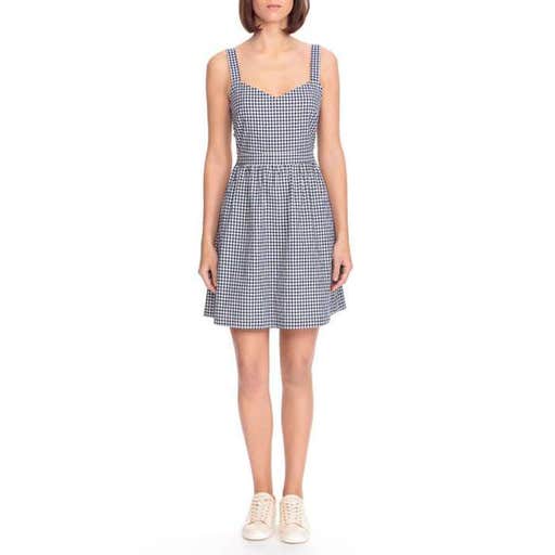 nordstrom.com, Sézane Austin Back Tie Gingham Sundress