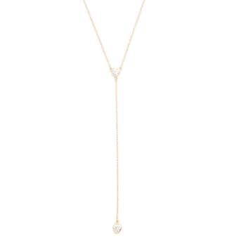Shashi Solitaire Lariat Necklace