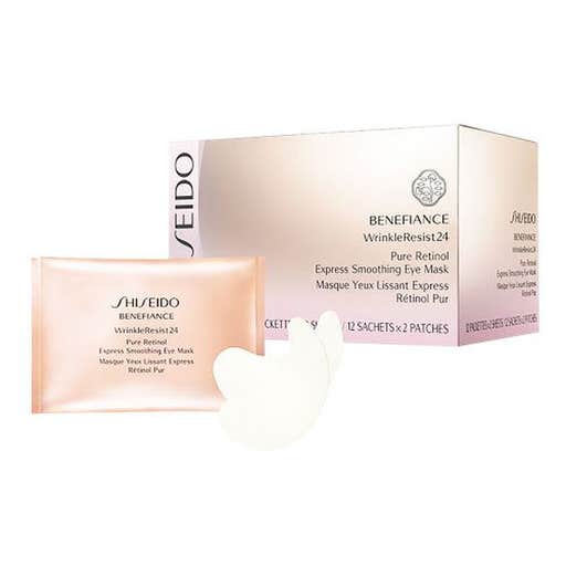 amazon.com, Shiseido Benefiance WrinkeResist24 Pure Retinol Express Smoothing Eye Mask