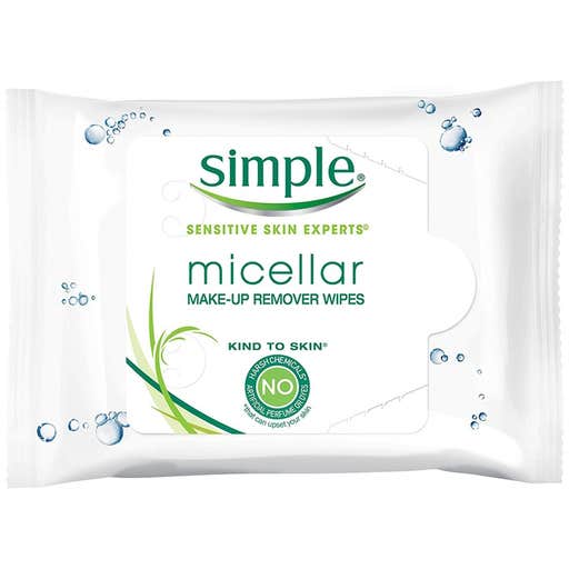 amazon.com, Simple Kind to Skin Micellar Makeup Remover Wipes