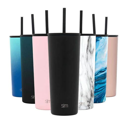 amazon.com, Simple Modern Classic Insulated Tumbler with Straw