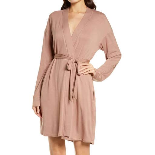 nordstrom.com, Skims Sleep Knit Robe