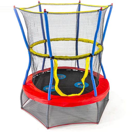 amazon.com, Skywalker Trampolines Mini Trampoline With Enclosure Net
