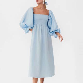 Sleeper Atlanta Linen Dress