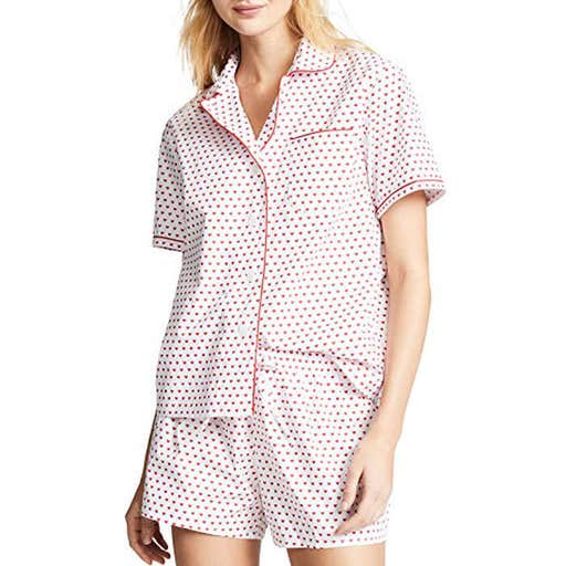shopbop.com, Sleepy Jones Corita Short Sleeve Pajama Shirt and Paloma Shorts