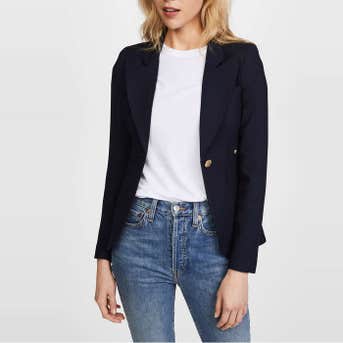 Smythe One Button Blazer