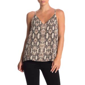 Socialite Scalloped V-Neck Camisole