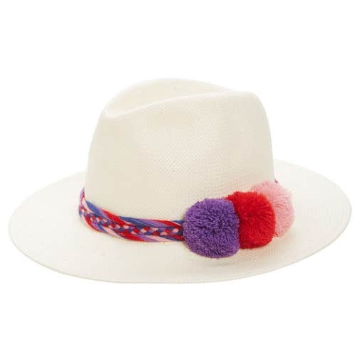 nordstrom.com, Sole Society Pompom Straw Panama Hat