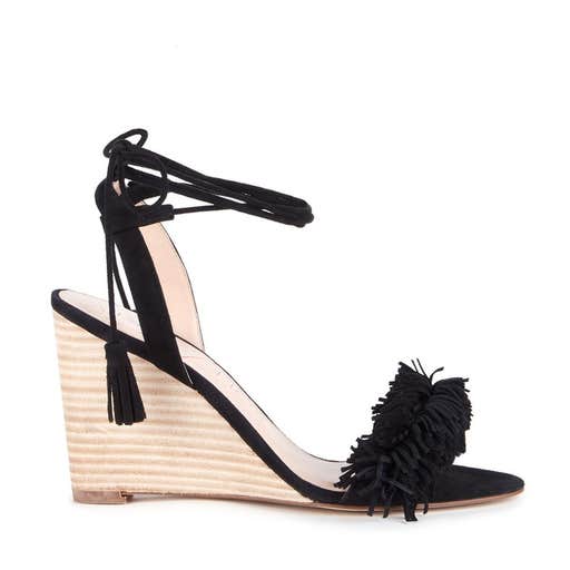 solesociety.com, Sole Society Rosea Fringe Lace Up Wedge