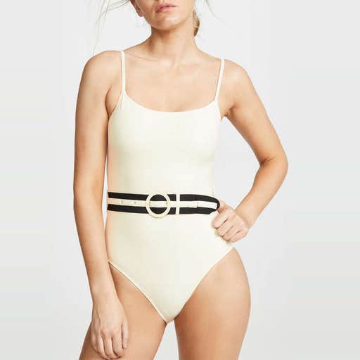 shopbop.com, Solid & Striped The Nina Belt One Piece Swimsuit