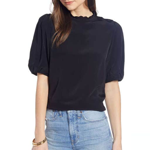 nordstrom.com, Something Navy Easy Puff Shoulder Top