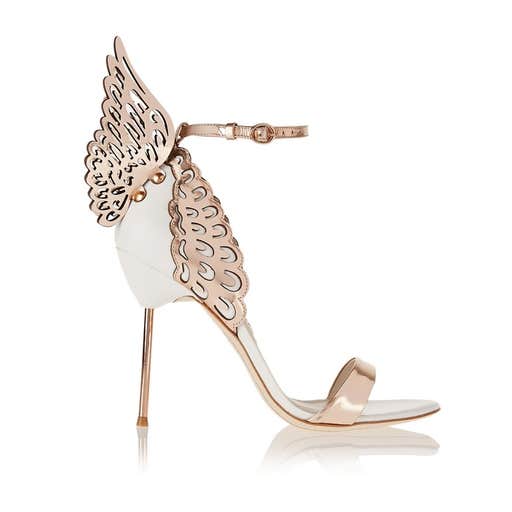 net-a-porter.com, Sophia Webster Evangeline Metallic and Patent-Leather Sandals