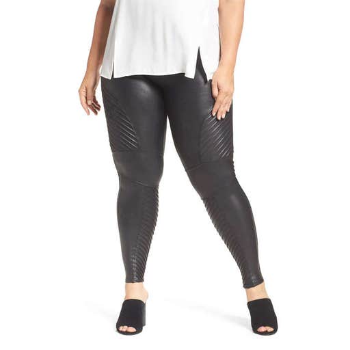 nordstrom.com, SPANX High Waist Moto Leggings