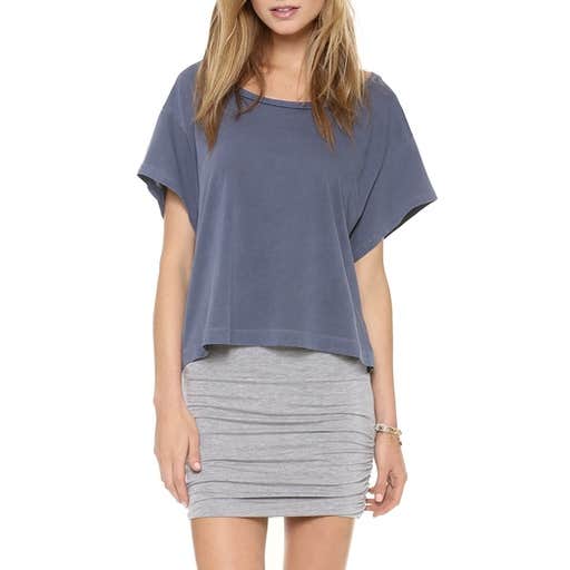 shopbop.com, Stateside Royal Boxy Cropped Tee