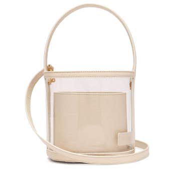 Staud Bissett Leather & PVC Bucket Bag
