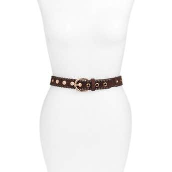 Steven by Steve Madden Whipstitched Belt