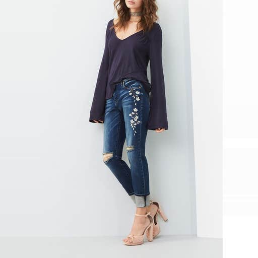 nordstrom.com, STS Blue Talor Embroidered Tomboy Jeans