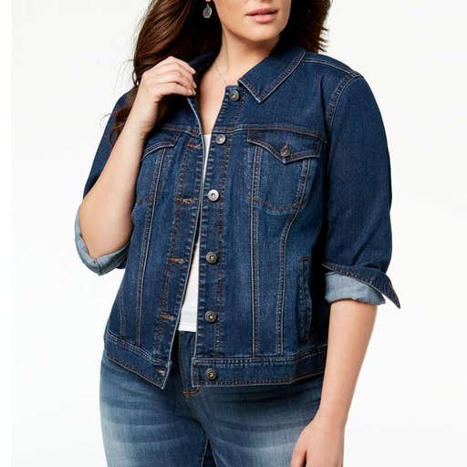 macys.com, Style & Co. Plus Size Denim Jacket