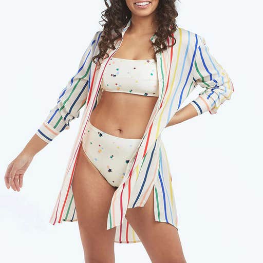 summersalt.com, SummerSalt The Short Effortless Shirtdress Cover-Up