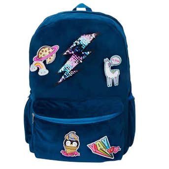 Target 16" Velvet Patch Party Kids' Backpack