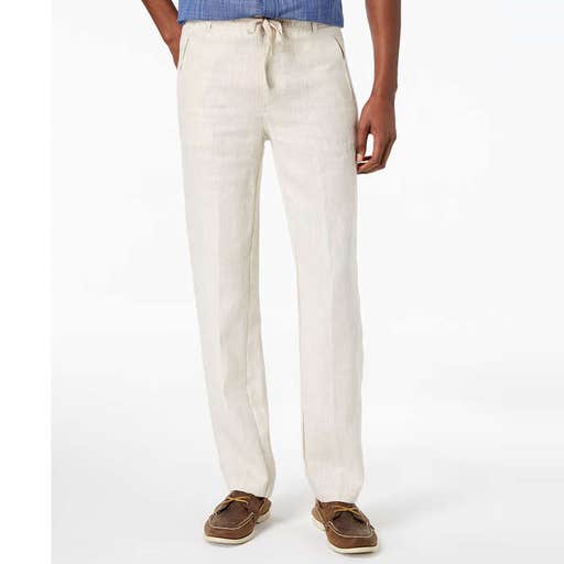 macys.com, Tasso Elba Drawstring Linen Pants