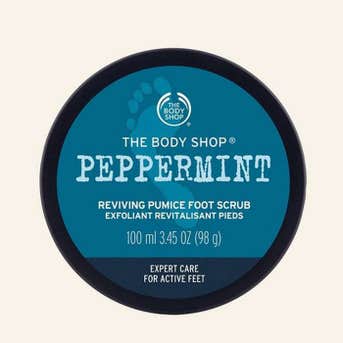 The Body Shop Peppermint Reviving Pumice Exfoliating Foot Scrub