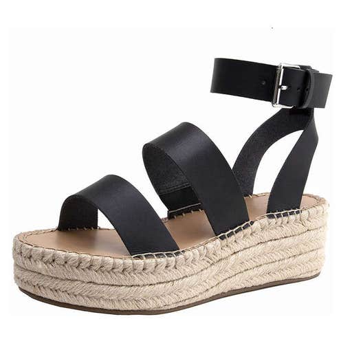 amazon.com, The Drop Listilla Espadrille Flatform Ankle Strap Sandal Wedge