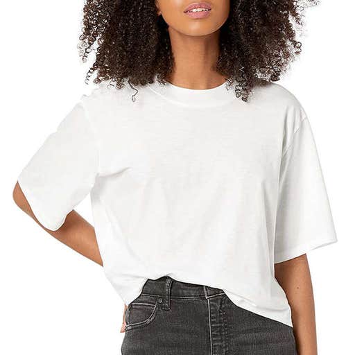 amazon.com, The Drop Sydney Short-Sleeve Cropped Crew Neck T-Shirt