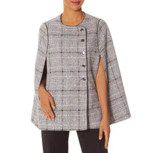 The Limited Plaid Cape