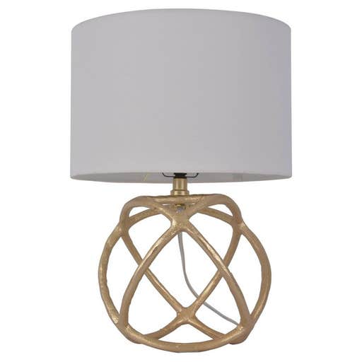 target.com, Threshold Cast Orb Figural Gold Accent Lamp