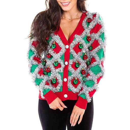 amazon.com, Tipsy Elves Garland Christmas Sweater