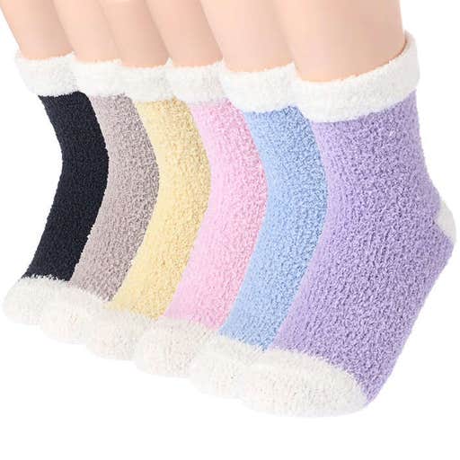 amazon.com, Toe's Home Plush Slipper Socks