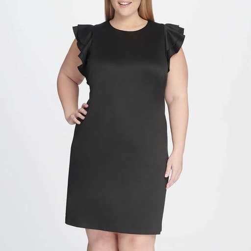 macys.com, Tommy Hilfiger Plus Size Sheath Flutter Sleeve Dress