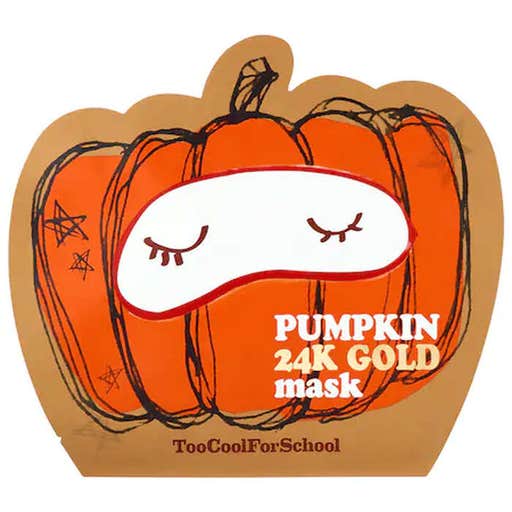 sephora.com, Too Cool for School Pumpkin 24K Gold Sheet Mask