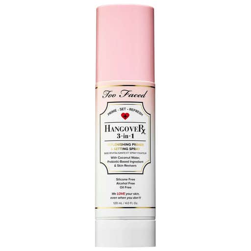 sephora.com, Too Faced Hangover 3-in-1 Replenishing Primer & Setting Spray