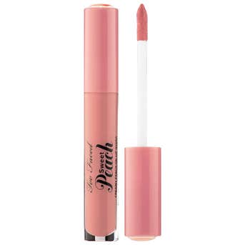 Too Faced Sweet Peach Creamy Peach Oil Lip Gloss in Papa Don't Peach