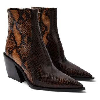 Topshop Honour Pointed Toe Western Boot