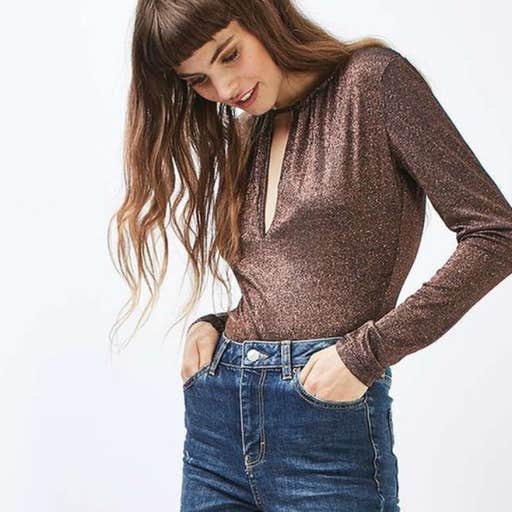 nordstrom.com, Topshop Keyhole Ribbed Bodysuit