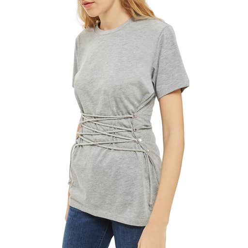 nordstrom.com, Topshop Longline Corset Tee