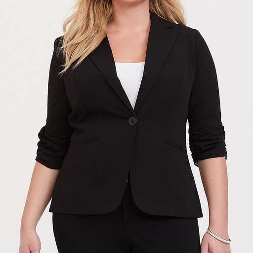 torrid.com, Torrid Studio Gabardine Madison Blazer