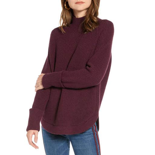 nordstrom.com, Treasure & Bond Mock Neck Sweater