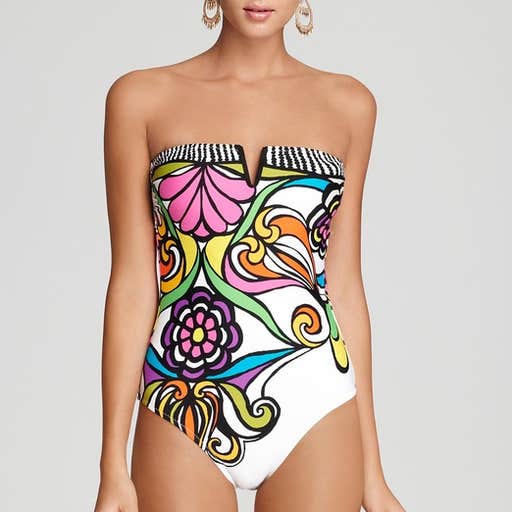 bloomingdales.com, Trina Turk Aquarius Bandeau One Piece