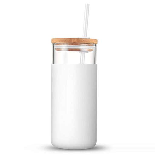 amazon.com, Tronco 20oz Glass Tumbler With Straw
