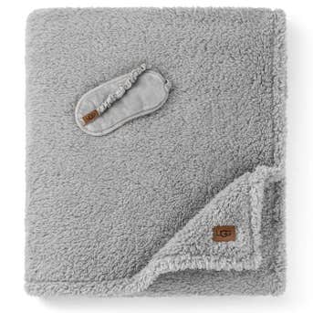 UGG Road Trip Throw & Eye Mask Travel Set