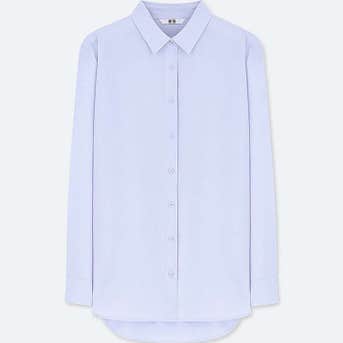 Uniqlo Rayon Long-Sleeve Blouse