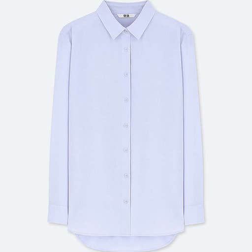 uniqlo.com, Uniqlo Rayon Long-Sleeve Blouse